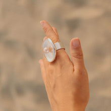 Carica l'immagine nel visualizzatore di Gallery, anello perla rosa