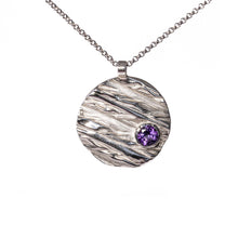 Carica l'immagine nel visualizzatore di Gallery, Collana con Pendente Onde rotondo