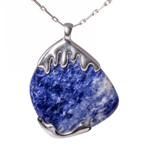 Carica l'immagine nel visualizzatore di Gallery, Collana con Pendente Sahara con Sodalite