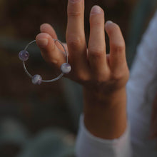 Carica l'immagine nel visualizzatore di Gallery, orecchini anella argento