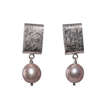 Carica l'immagine nel visualizzatore di Gallery, Orecchini Apollo a maglia grande con perla barocca