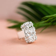 Carica l'immagine nel visualizzatore di Gallery, Anello Intreccio Rettangolare