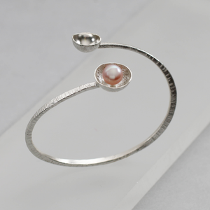 Bracciale contrariè Venere con perla